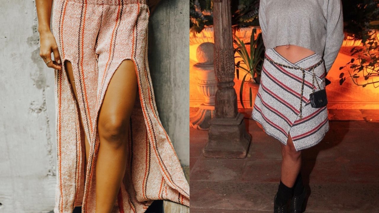 México a la moda: Venden faldas hechas con jergas a 2 mil pesos