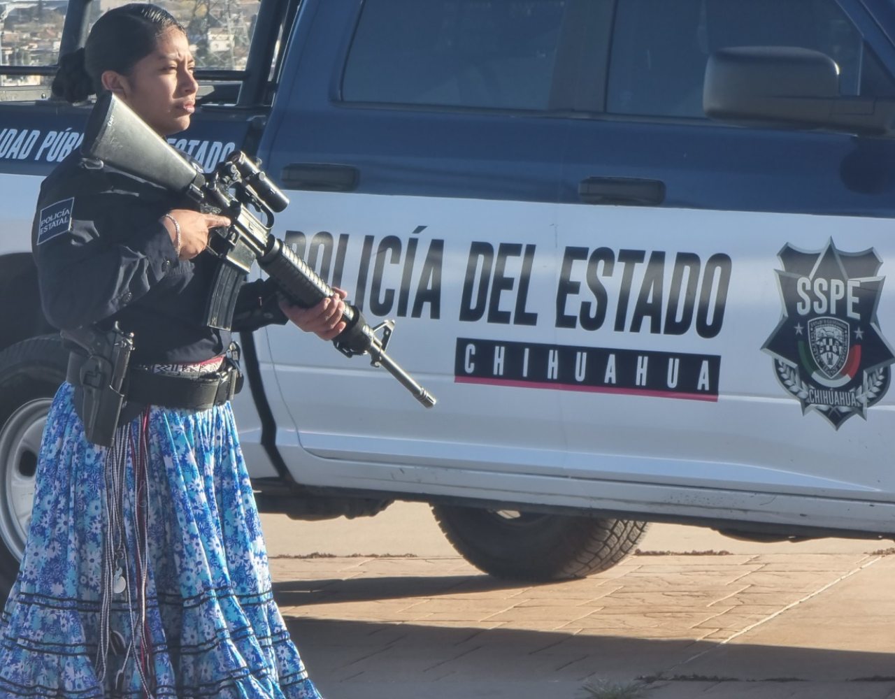 "Quiero ser valiente": Liliana Moreno, la primera mujer Rarámuri en unirse a la policía en Chihuahua
