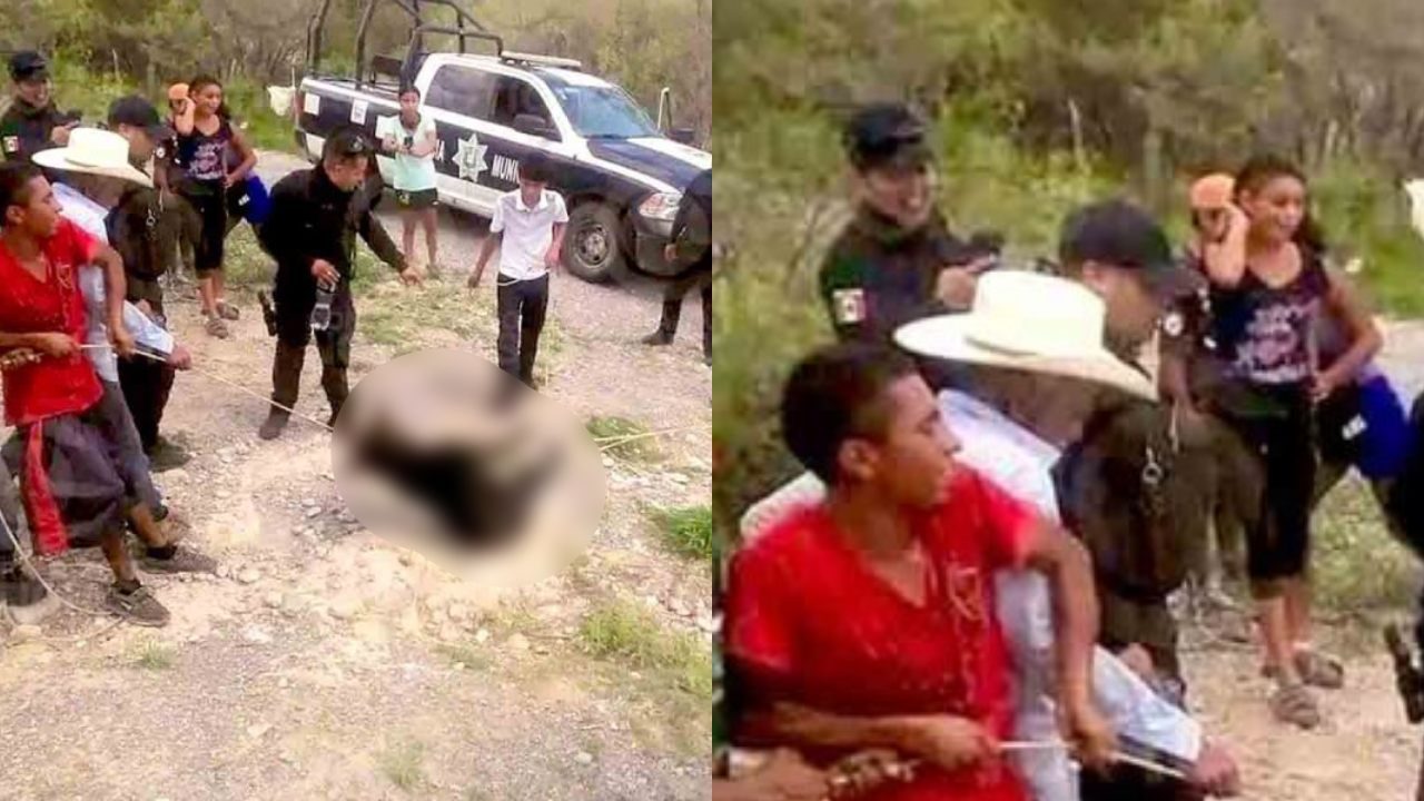 Torturan y asfixian a osito en Coahuila; la policía se ríe del animal