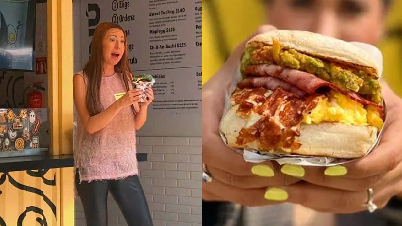 En video exhiben a mujer que habla lengua alienígena promocionando sándwiches