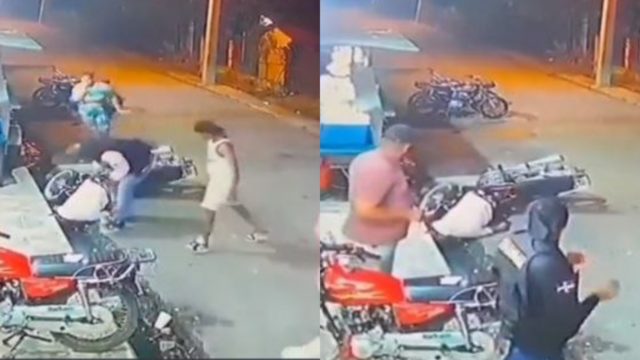 Video: Ladrón dispara a su cómplice por error y huye