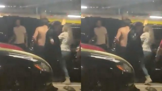 Video: Mujer dispara un arma en estacionamiento de Metepec