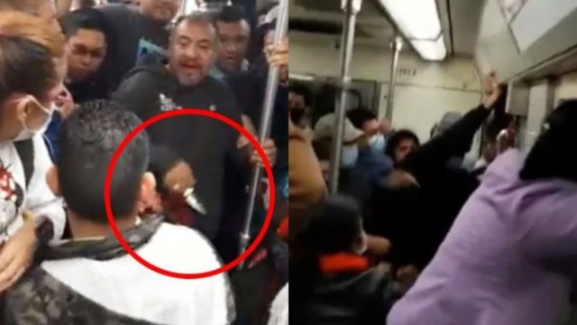 Acosador de metro hiere a tres pasajeros que lo enfrentaron