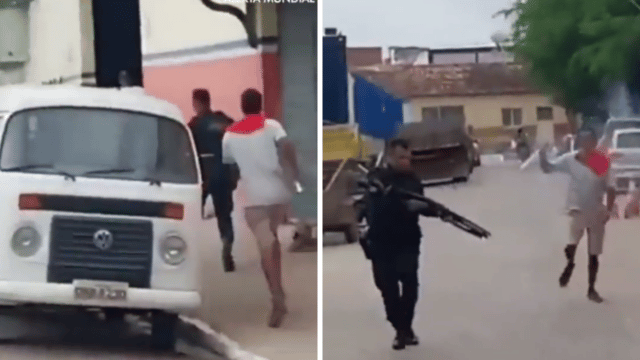 Policías detienen a un hombre armado gracias a un coco verde