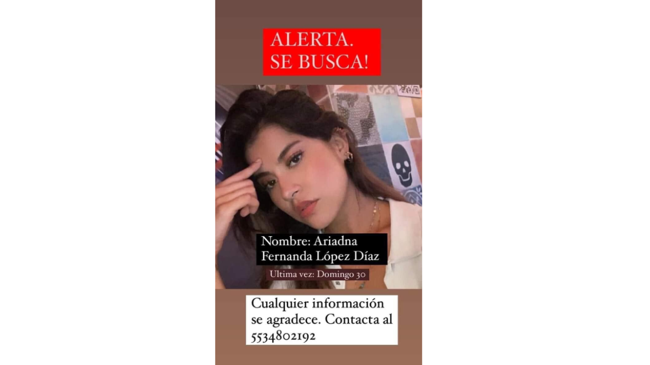 #JusticiaParaAri: Ariadna subió a un taxi en la Condesa y nunca volvió