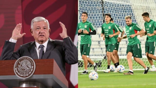 Virgencita, plis: AMLO pronostica un México 4-0 Arabia