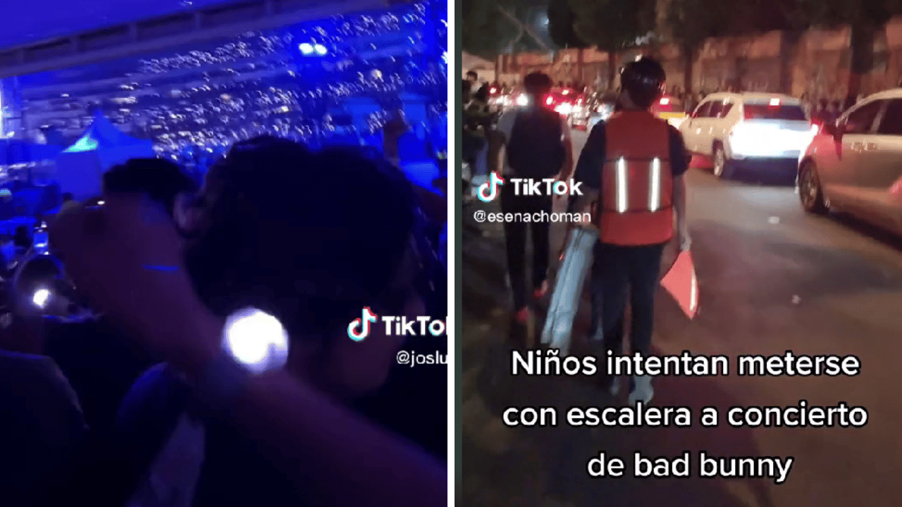 Jóvenes se "cuelan" al concierto de Bad Bunny fingiendo ser trabajadores
