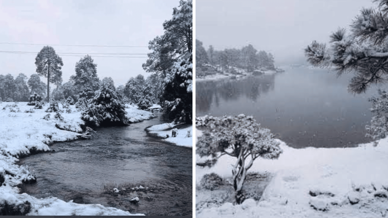 ¡Blanca Navidad! Registran fuertes nevadas en CDMX y diversas partes de México