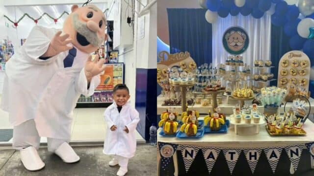 Dr. Simi protagoniza fiesta de cumpleaños de niño de 2 años