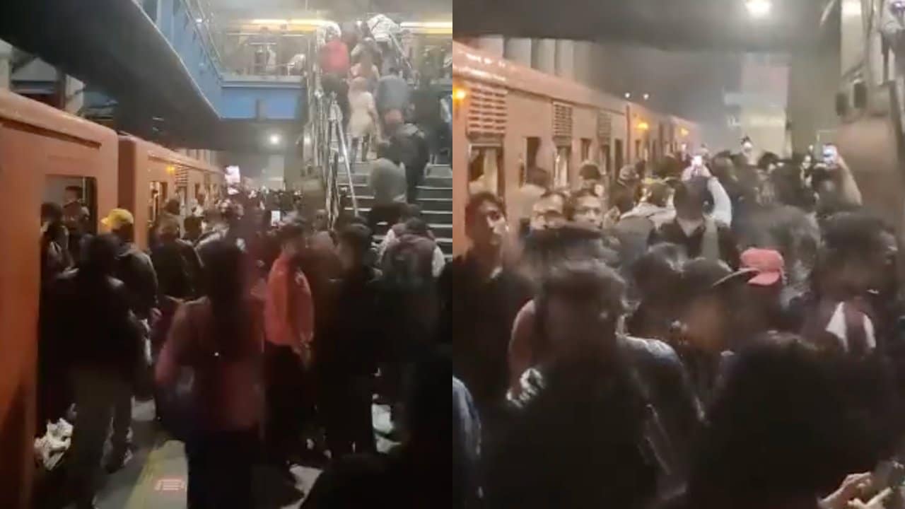 Nuevo Incidente en el Metro: estación Neza se llena de humo y desalojan a usuarios
