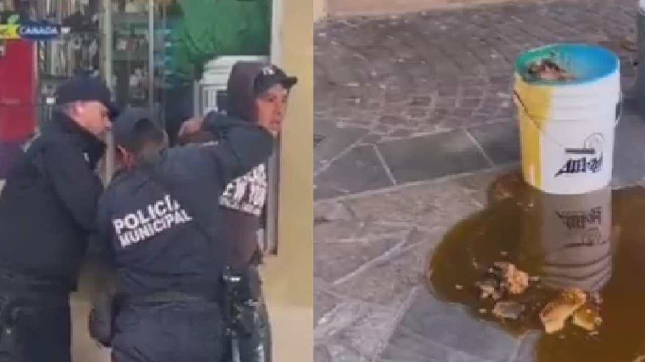 VIDEO: Policías municipales detienen a vendedor de miel en La Piedad, Michoacán; denuncian abuso de autoridad