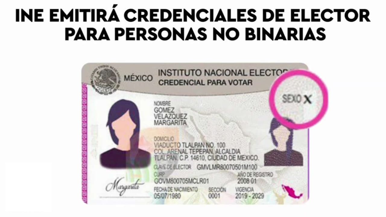 INE reconocerá personas no binarias en credenciales de elector