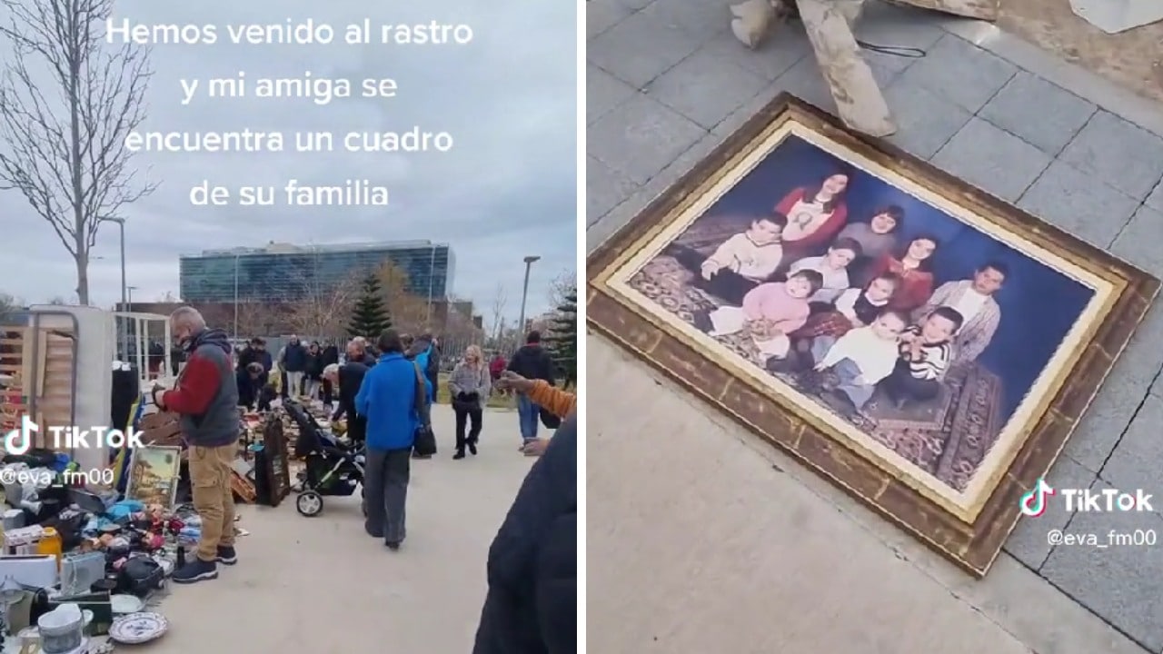 Joven va al tianguis y encuentra a la venta una fotografía de su familia
