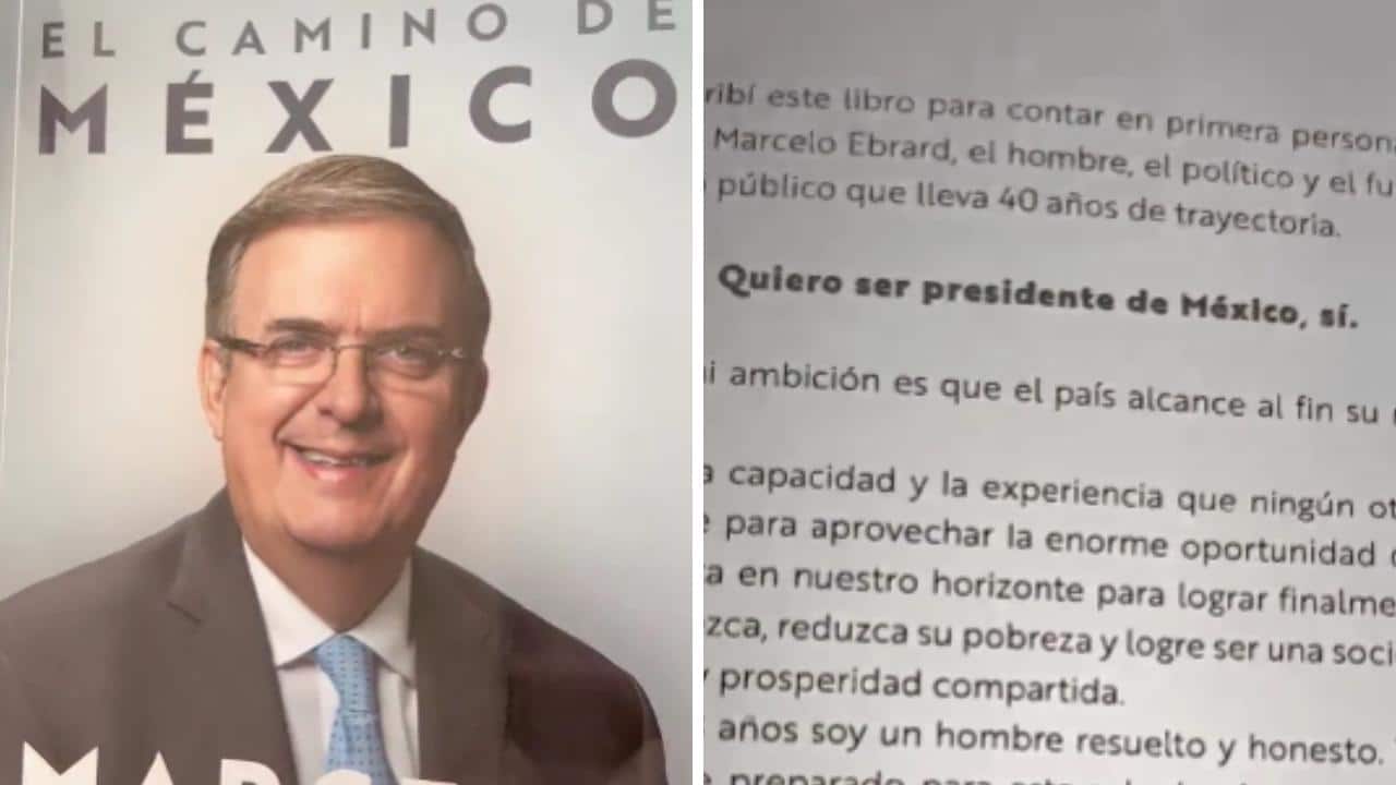 Marcelo Ebrard expone su aspiración por la presidencia en libro autobiográfico