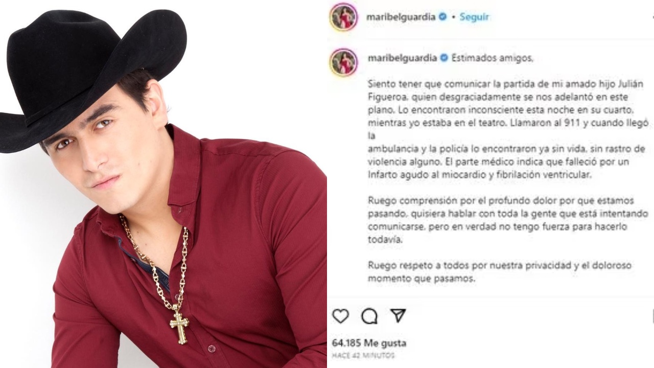 Julian Figueroa: Maribel Guardia revela la causa de muerte de su hijo
