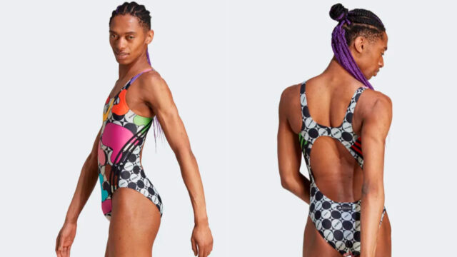 Nadadora criticó que marca venda traje femenino modelado por un varón: “Quieren borrar a las mujeres”