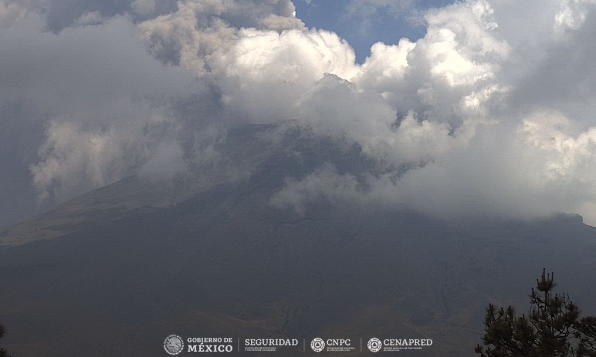 Popocatépetl: Así se ve el cráter con lava hirviendo desde el dron de la SEMAR
